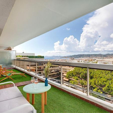 Coup de coeur! Vue mer! Terrasse dangle! Antibes Extérieur photo
