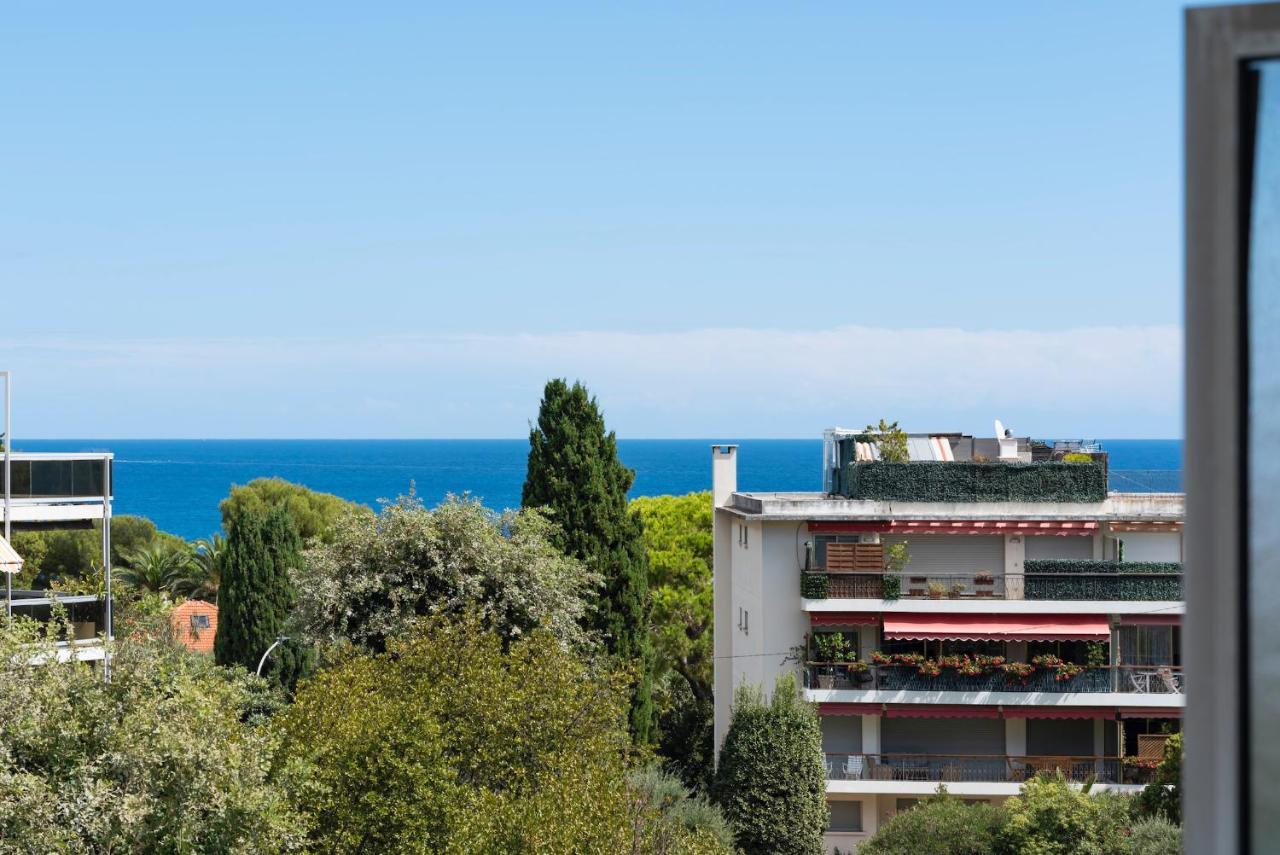 Coup de coeur! Vue mer! Terrasse dangle! Antibes Extérieur photo